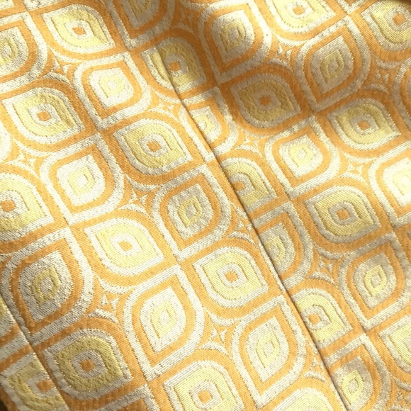 J. Crew Yellow/Gold Metallic Jacket - Picture 3 of 4